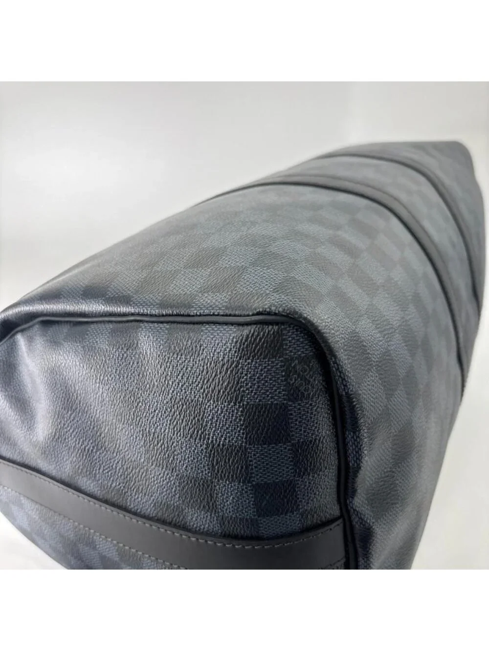 Louis Vuitton Damier Cobalt Keepall Bandouliere 45 Boston Bag